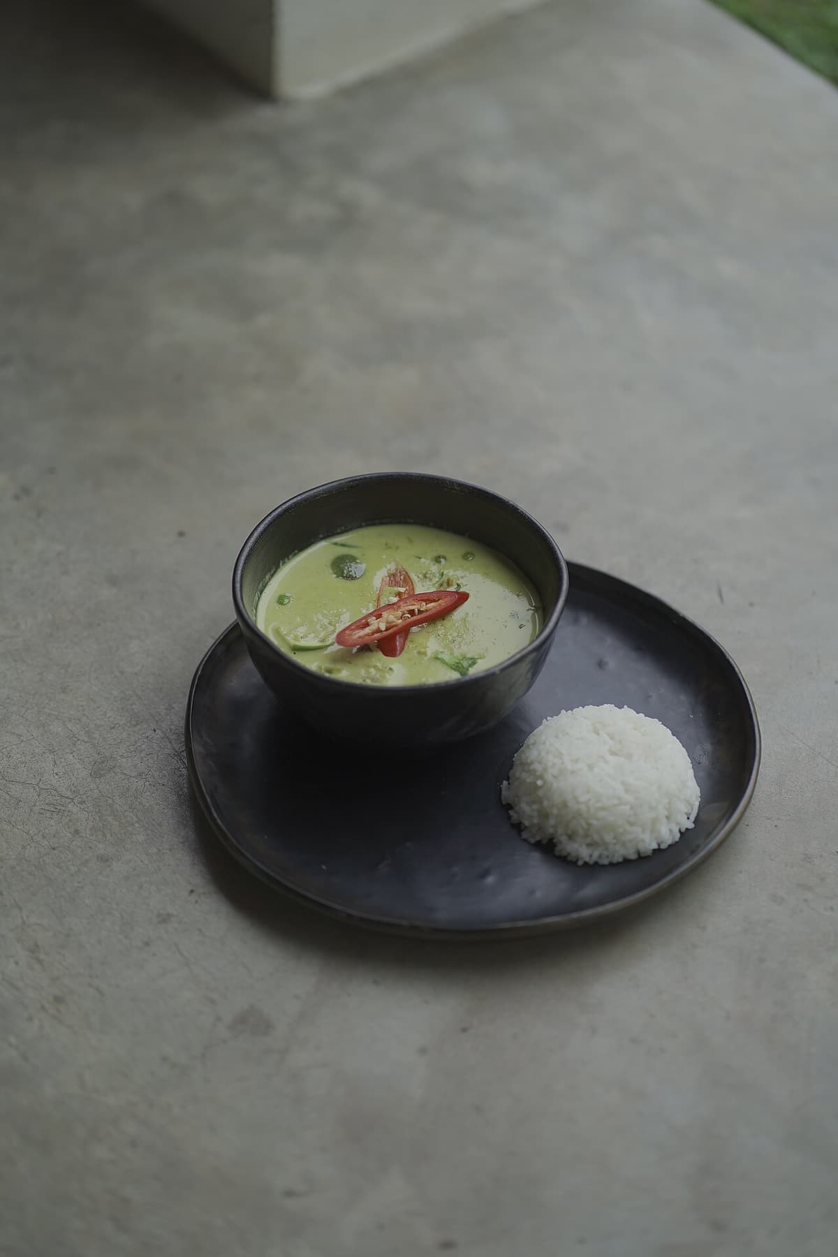 Thai Green Curry with Rice